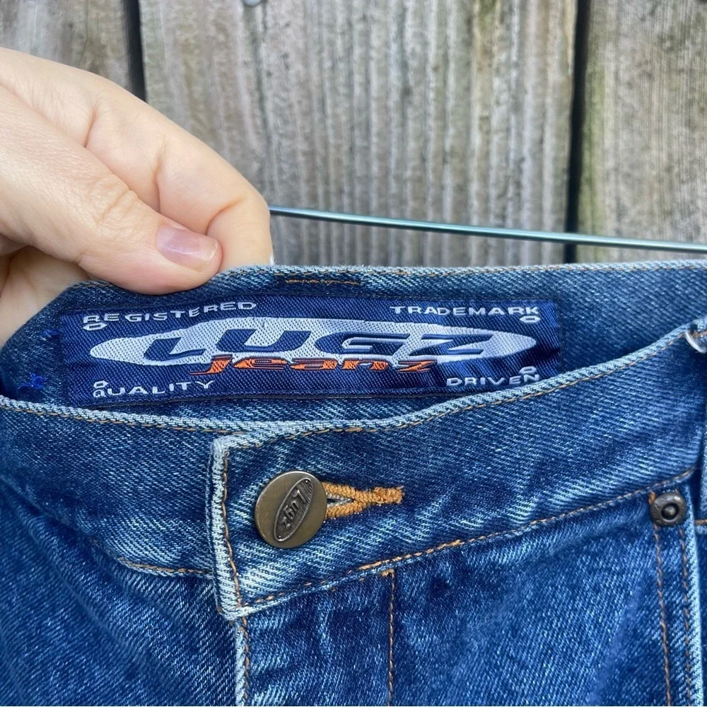 Lugz | Vintage Y2K Carpenter Jeans Blue Denim Hammer Loop Baggy Grunge | Size 40
